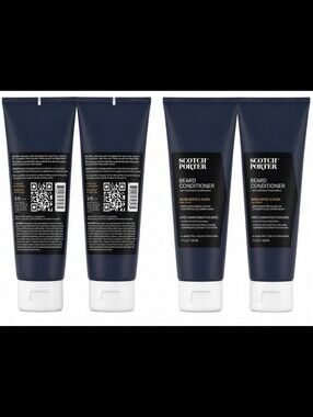Scotch Porter Beard Conditioner - Deep Navy Tubes with White Caps  Set Of 2 Mew